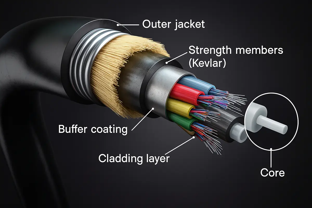 Inside a Fibre Cable
